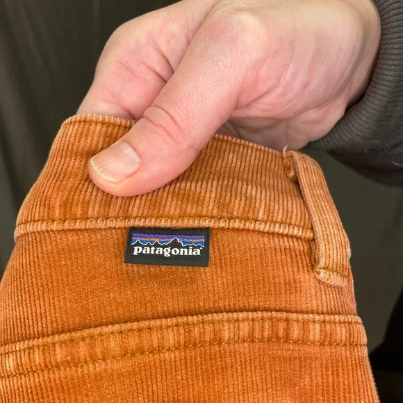Patagonia Common Threads Partnership Orange Organic Cotton Corduroy Pants - Picture 5 of 7